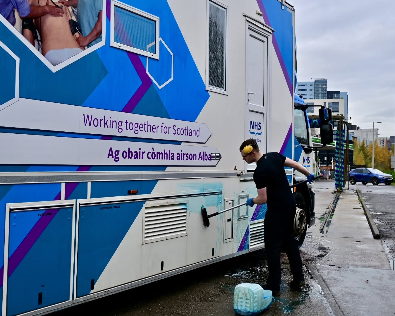 cleaning van