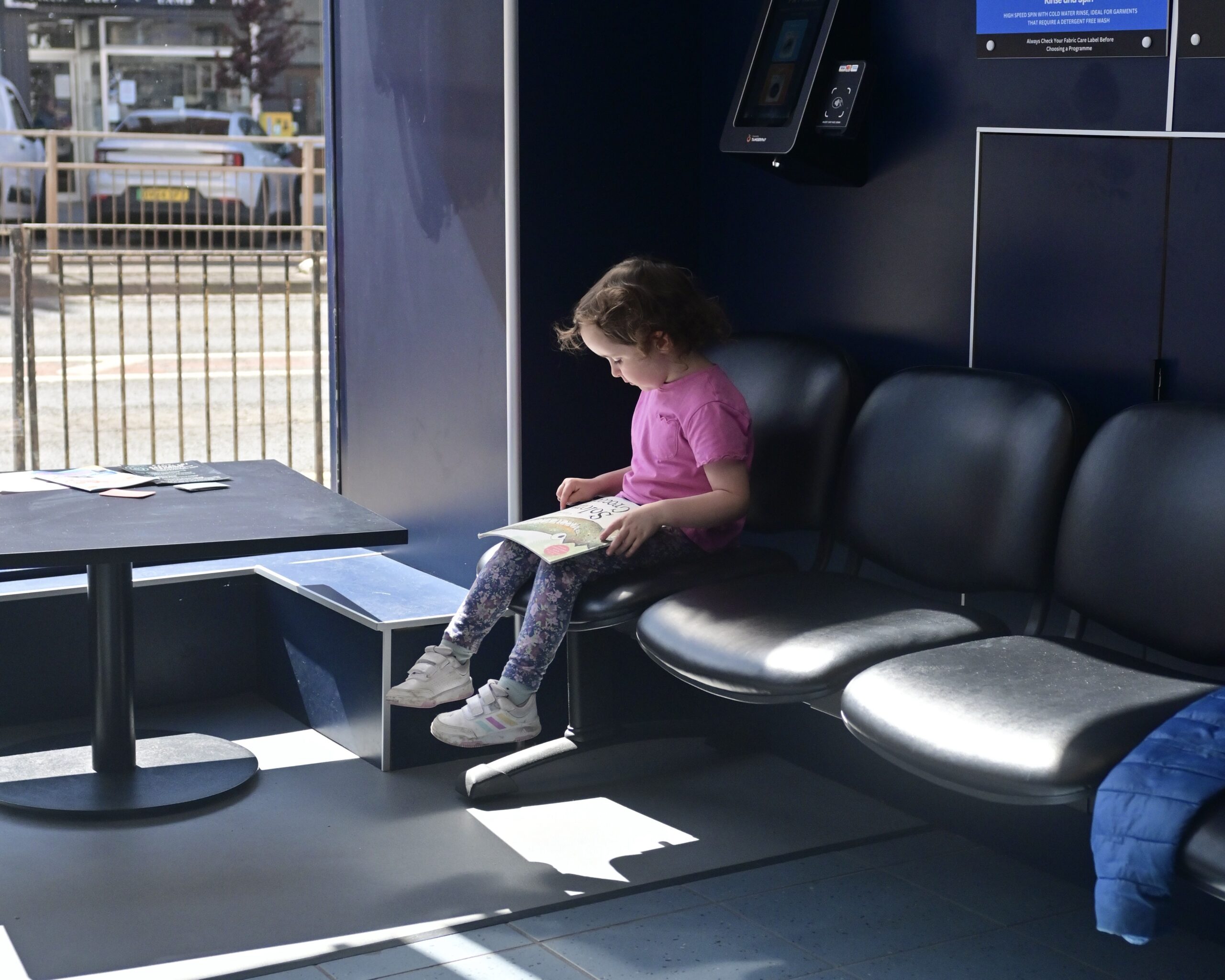girl reading book